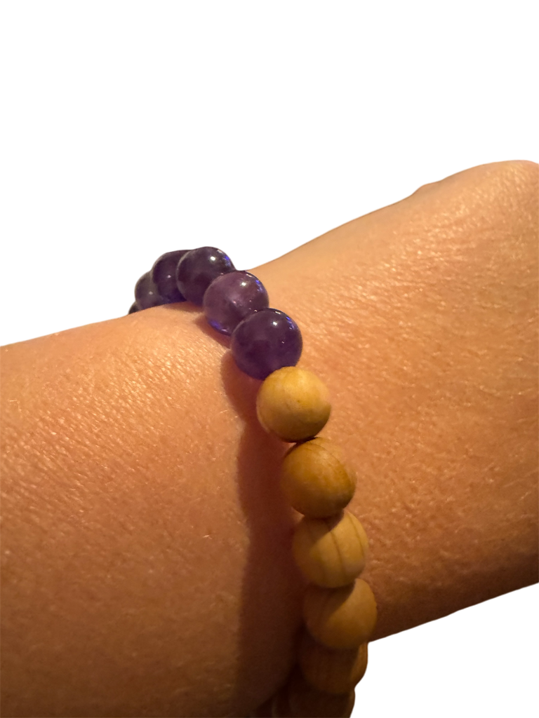 Armband Sandelholz Amethyst