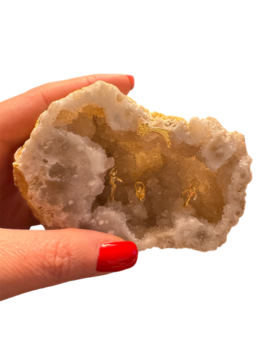 Achat Geode Kristall Krippe Größe L